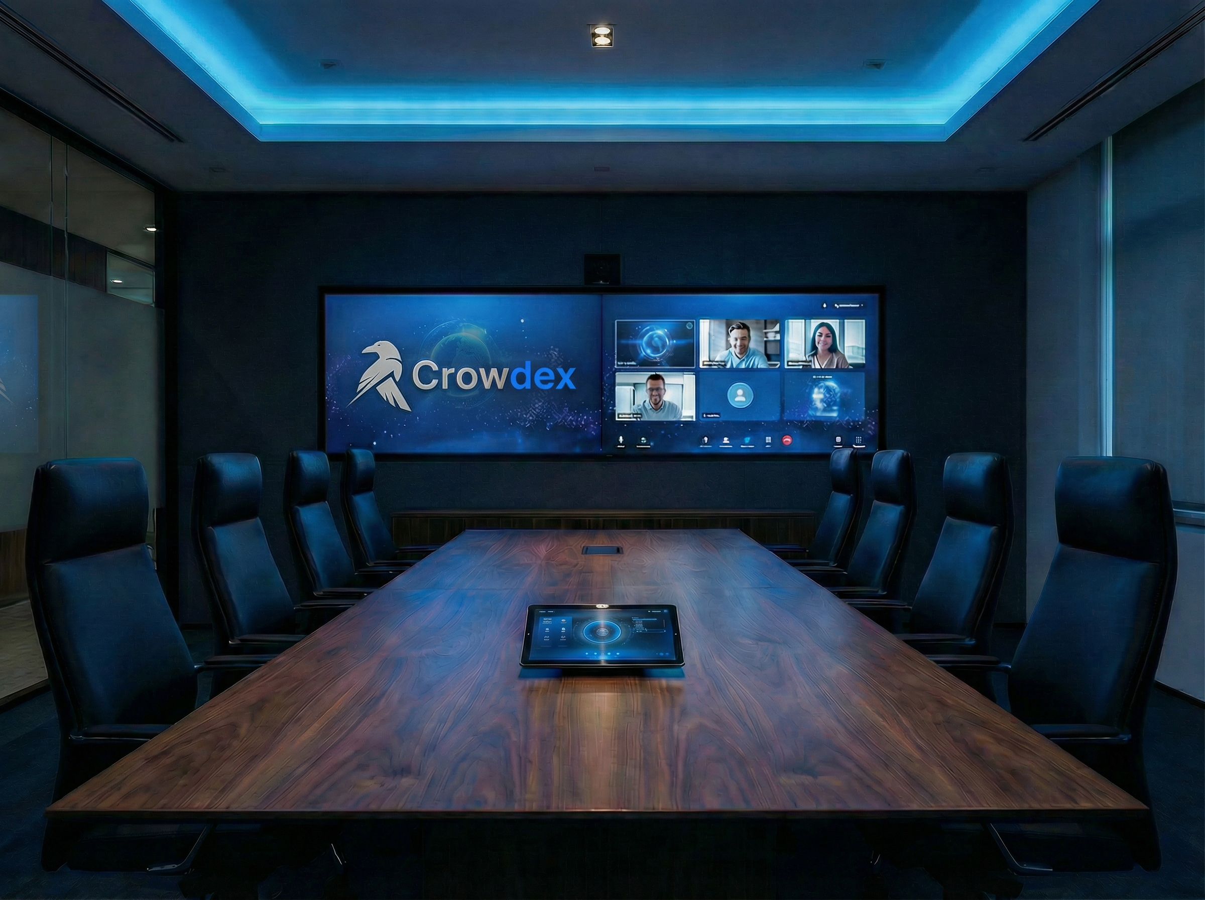 Sala de videoconferência automatizada